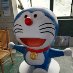 玻璃鋼哆啦A夢雕塑，玻璃鋼機器貓雕塑