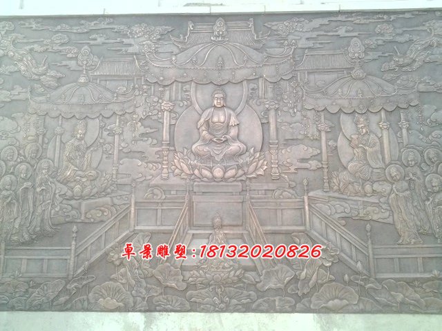 寺廟銅浮雕，紫銅浮雕 (2)