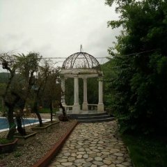 別墅石亭子，石頭亭子雕塑