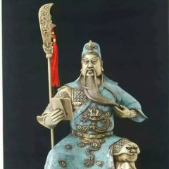 關(guān)帝圣君銅雕，鑄銅關(guān)帝圣君雕塑