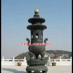 銅香爐，鑄銅香爐雕塑