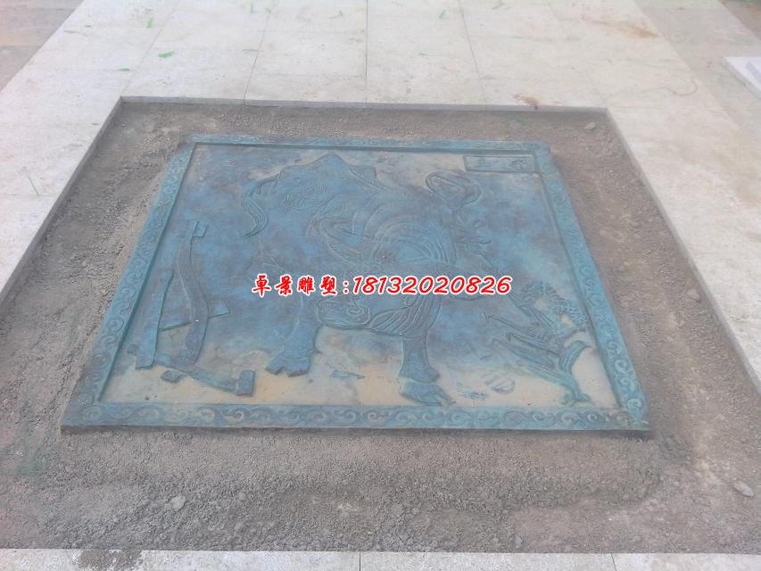 動物銅浮雕，十二生肖銅銅浮雕 (4)