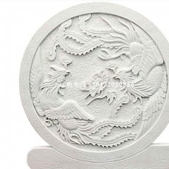 兩個(gè)鳳凰石浮雕，鳳凰石浮雕