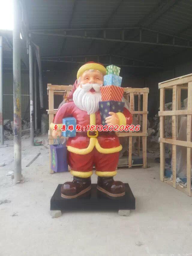 玻璃鋼圣誕老人，卡通玻璃鋼雕塑 (3)