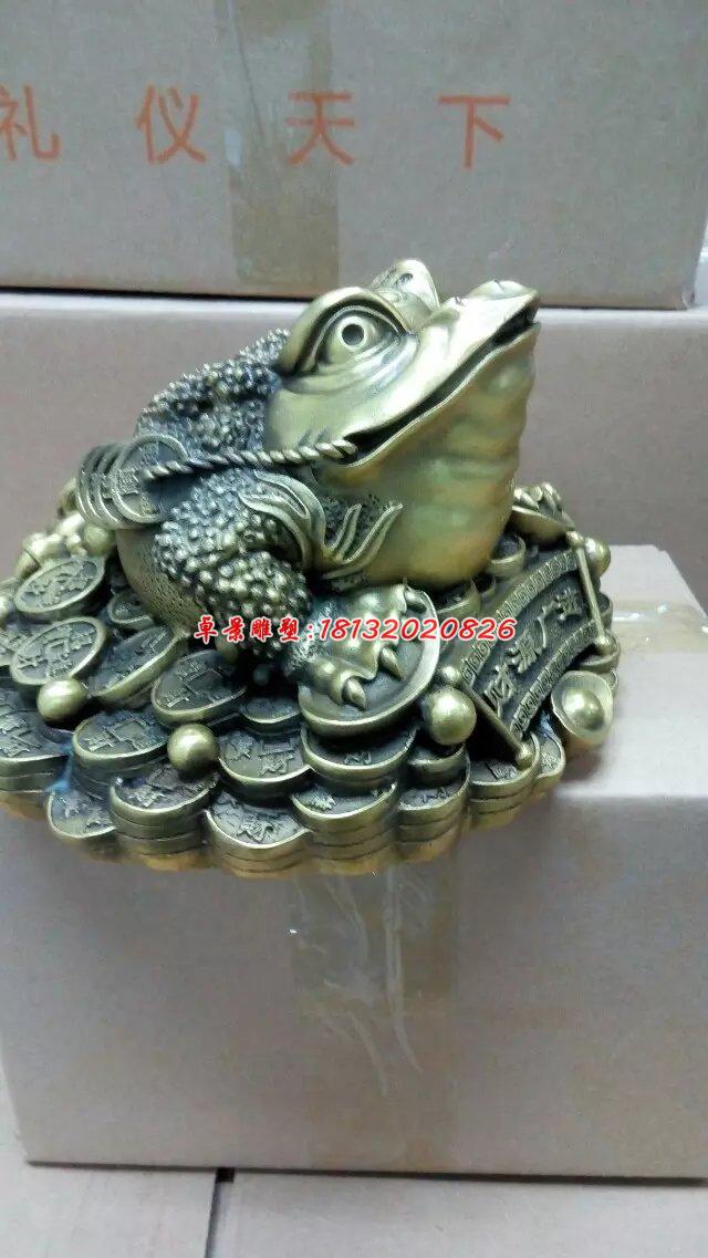 金蟾銅雕，三足金蟾，招財(cái)金蟾 (2)