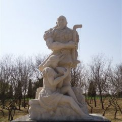 玻璃鋼伏羲雕塑，玻璃鋼人物雕塑