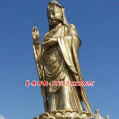 觀音銅雕，南海觀音銅雕