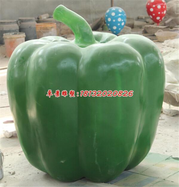 玻璃鋼辣椒雕塑，仿真蔬菜雕塑