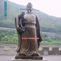 趙匡胤銅雕，古代皇帝銅雕
