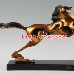 奔馬銅雕，鑄銅馬雕塑