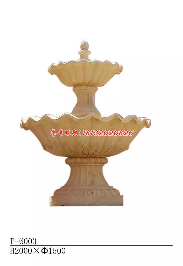 噴泉石雕，石雕噴水盆 (5)