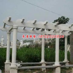 長廊石雕，公園走廊雕塑