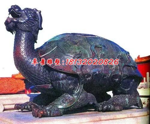 龍龜銅雕，廣場神獸銅雕