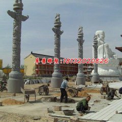 華表石雕，廣場大理石柱子雕塑