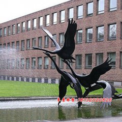 銅雕鶴雕塑，飛鶴銅雕，大雁銅雕
