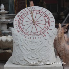 石頭日晷雕塑，石雕日晷，學(xué)校日晷雕塑