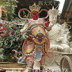 玻璃鋼四大天王，玻璃鋼彩繪雕塑