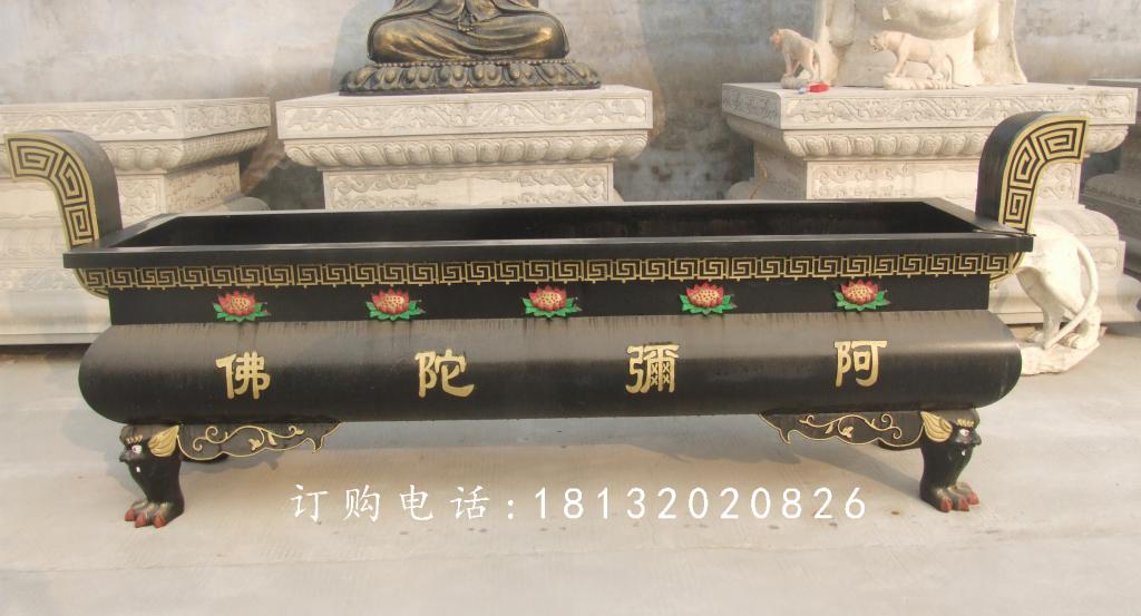 寺廟銅香爐，方形銅香爐1