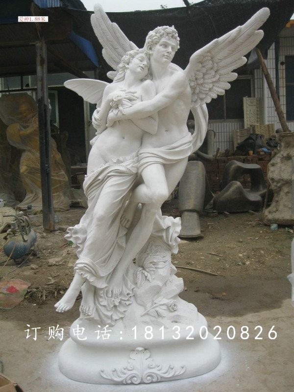 愛神石雕，漢白玉愛神雕塑