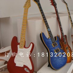 玻璃鋼吉他雕塑，玻璃鋼仿真樂器