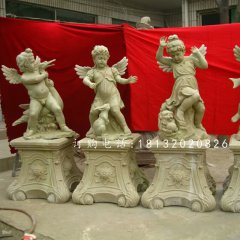 四小天使雕塑，玻璃鋼人物雕塑