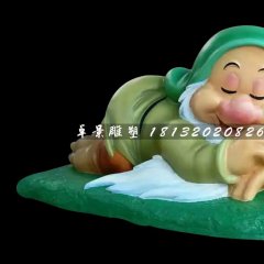 小矮人雕塑，玻璃鋼卡通雕塑