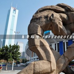 搏擊者石雕，廣場景觀石雕