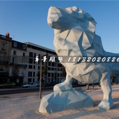 獅子石雕，抽象動(dòng)物石雕