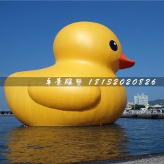 大黃鴨雕塑，玻璃鋼卡通雕塑