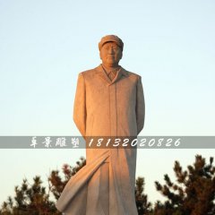 毛主席石雕，立式毛主席石雕