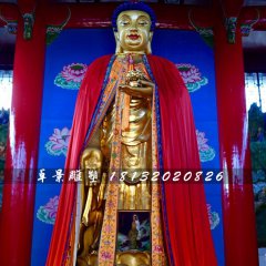 立式釋迦牟尼銅雕，寺廟銅佛像