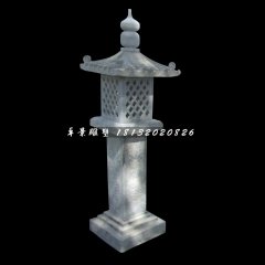 青石燈，公園石燈雕塑