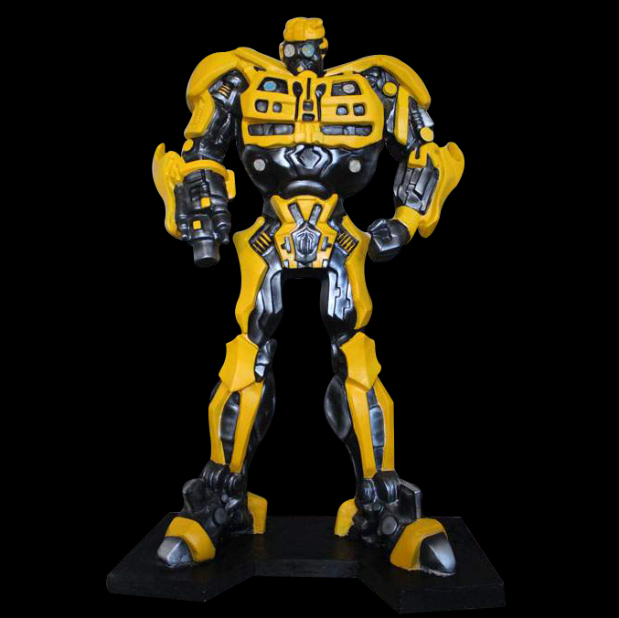 大黃蜂變形金剛雕塑，玻璃鋼雕塑