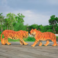 老虎雕塑，玻璃鋼仿真老虎雕塑