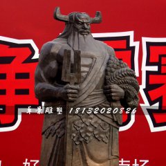神農銅雕,古代神話人物銅雕