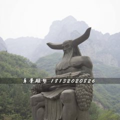 神農雕塑,神話人物銅雕