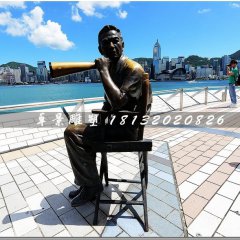 導演銅雕，廣場人物銅雕