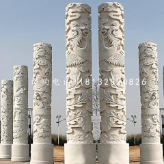 鳳凰柱子石雕廣場石柱子