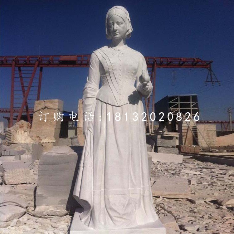 大理石南丁格爾石雕，醫院名人石雕