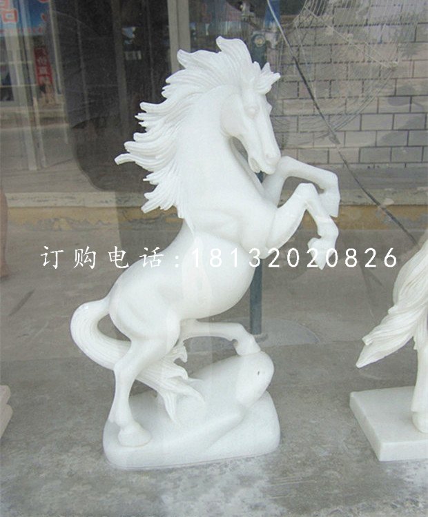 立馬石雕,漢白玉馬石雕 立馬石雕,漢白玉馬石雕