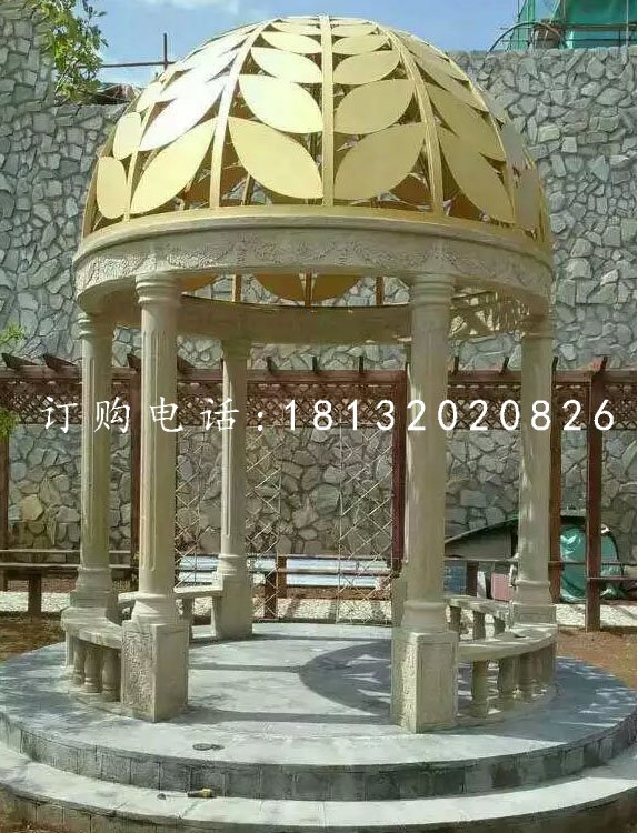 歐式?jīng)鐾ぃ^(qū)石涼亭 歐式?jīng)鐾ぃ^(qū)石涼亭