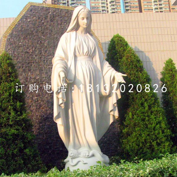 玻璃鋼圣母雕塑，教堂人物雕塑