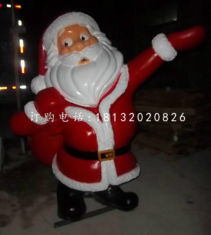 玻璃鋼圣誕老人，卡通人物 (2)