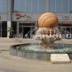 石來轉(zhuǎn)運(yùn)球雕塑企業(yè)風(fēng)水球石雕