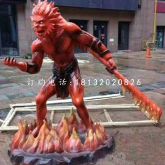 卡通齊天大圣，玻璃鋼雕塑