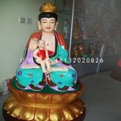 送子觀音雕塑，玻璃鋼佛像