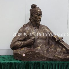 魯班半身像銅雕，名人銅雕