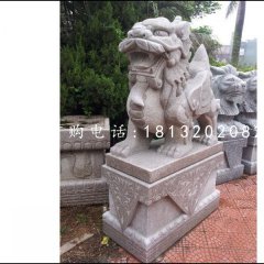 大理石貔貅，神獸石雕