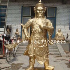 提刀關公銅雕 武財神銅雕