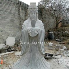 青石媽祖雕塑，廣場(chǎng)神仙石雕